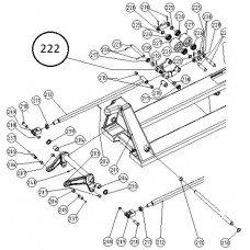 Вилка задняя АС-25 (роликовая рама, балансир)  (Т-222)