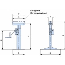 Подъемная опора Faulenzer HB-W