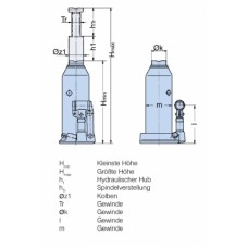 Автомобильный домкрат Proline HWH KS