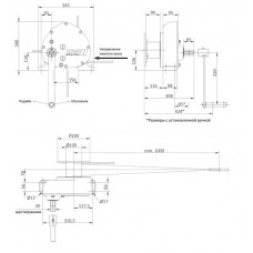 Лебёдка ручная консольная OMEGA Atex Medium