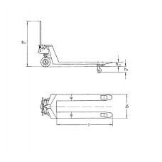 Гидравлическая тележка PFAFF HU 25-115 TS (SILVERLINE)