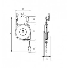 Таль-балансир серии Yale YFS и YFS-A  (грузоподъемность от 0,5 до 10 кг)